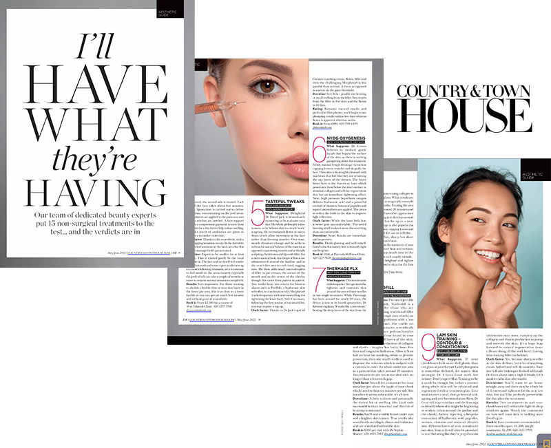 magazine thermage treatment press. skin tightening facial treatmentq