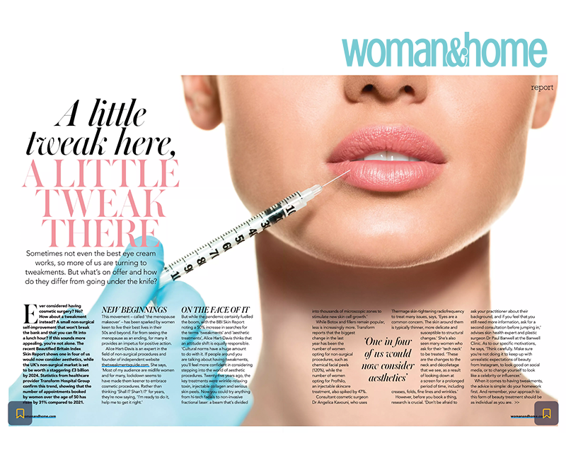 magazine thermage treatment press. skin tightening facial treatmentq