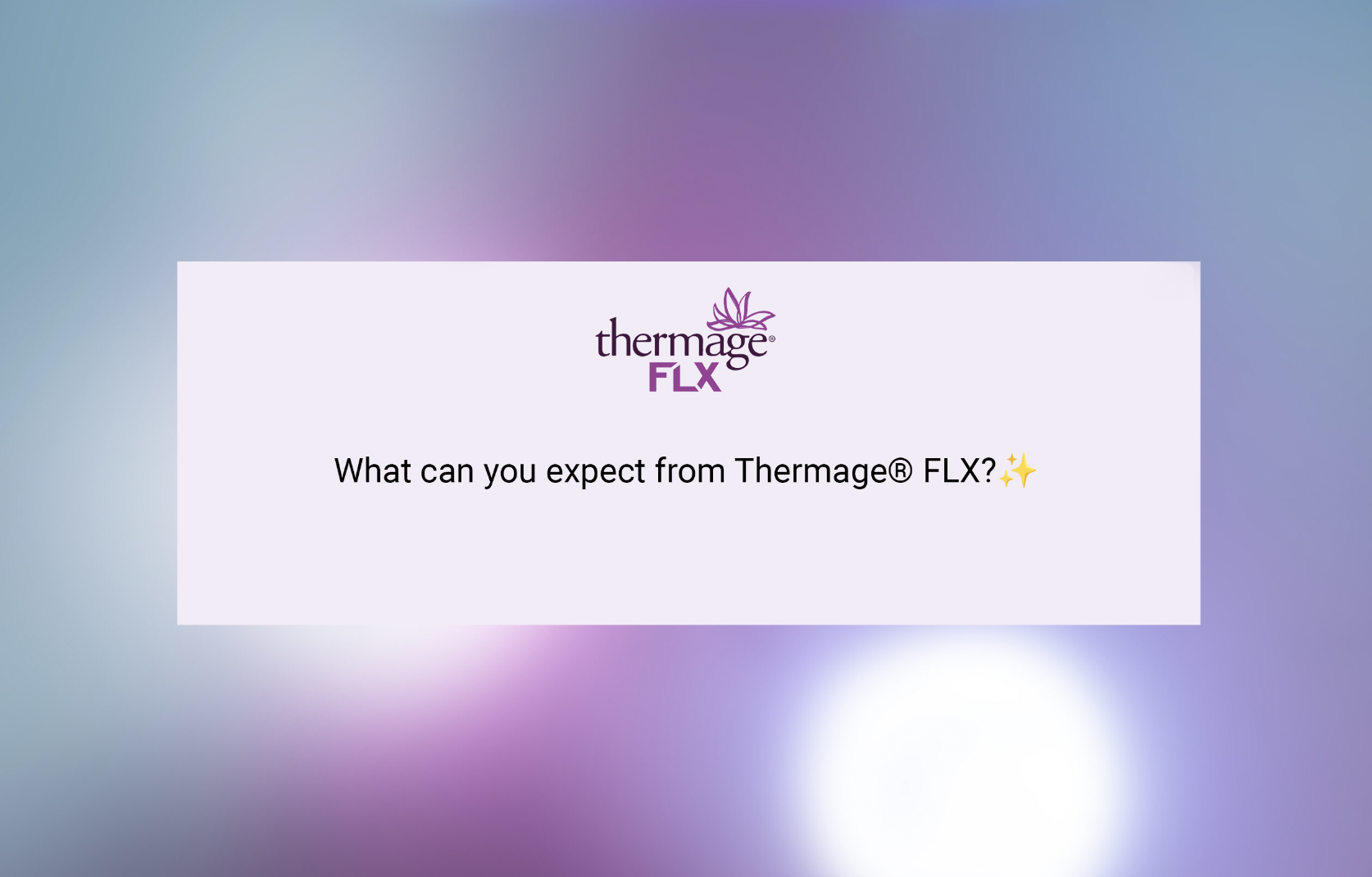 One treatment, multiple benefits—because your skin deserves more than just a quick fix. Depending on the area treated, you can look forward to: A fresher, younger-looking appearance Smoother, tighter skin with less sagging